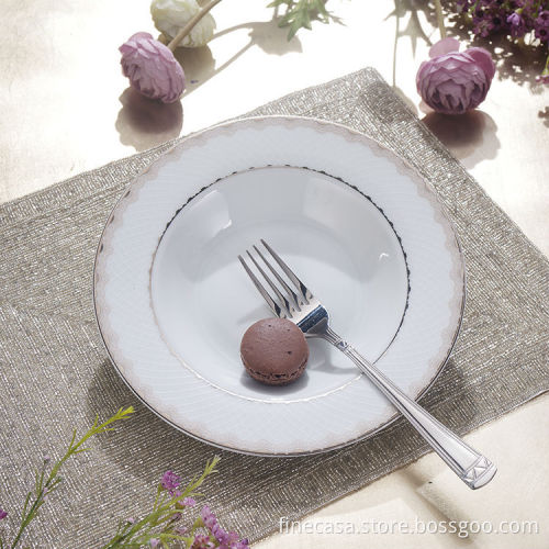 15years manufacture new design super white 20PCS porcelain tableware